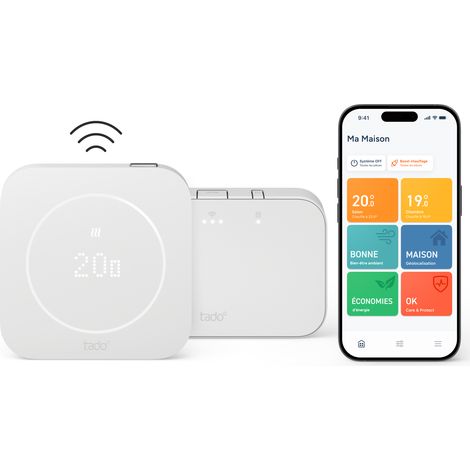 Termostato intelligente wireless X (2ª generazione) – Kit iniziale Termostato intelligente wireless X (2ª generazione) – Kit iniziale (1/5)