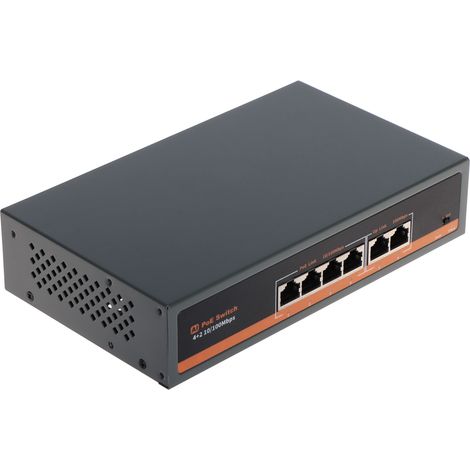 INTERRUPTOR POE APTI-POE0402-60W-V2 4 PUERTOS