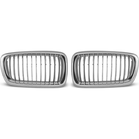 Grilles de calandre BMW serie 7 E38 de 06/1994 a 07/2001 Chrome-27318055 (1/2)