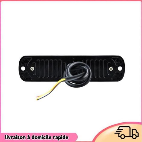 Feux D Avertissement Stroboscopiques - 12 V 24 V - 6 LED 3030 - IP65 - 16 Modes Clignotants - Pour Voiture Camion Caravane Bateau - 2 Pièces (1/5)