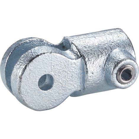 Connecteur d'assemblage support panneau fin épaisseur 6 mm Ø 27 mm (1/5)