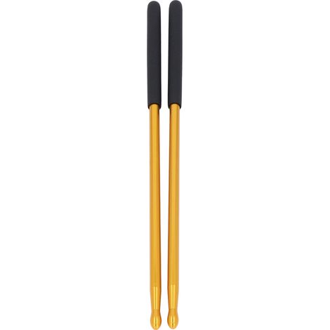 1 paire de baguettes de batterie en alliage d'aluminium, poignée ergonomique antidérapante, modèle 5A, idéales pour la pratique de la batterie. (1/5)