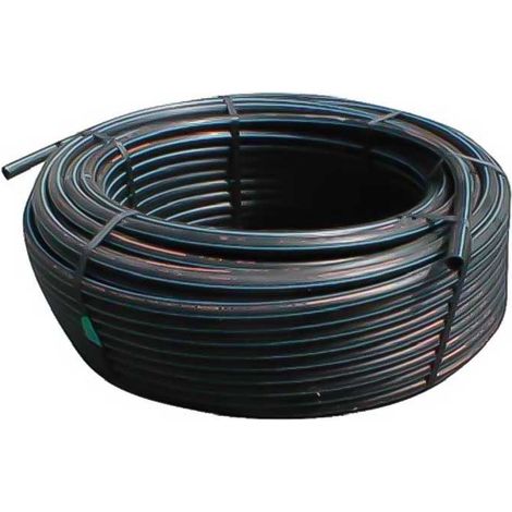 Tubo pn 16 in polietilene colore nero l mt 50  Diametro: Ø 25 mm x Sp. 2,3 (1/3)