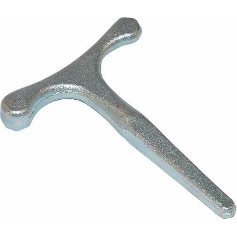 Grande clé carré en T conique 6mm à 9mm 83mm poignée serrure porte compteur eau électricité pompier poubelle local edf ascenseur coffret (1/2)