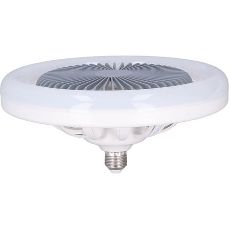 Ventilador de techo pequeño con luz LED E27 de 30 W, ajustable y silencioso, para habitación infantil o dormitorio (85265V). (1/4)