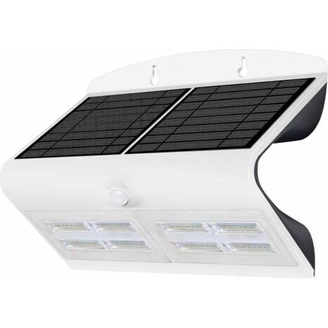 IluminaShop - Aplique LED Solar Fly 68W con Sensor Movimiento IP65  3000+6000