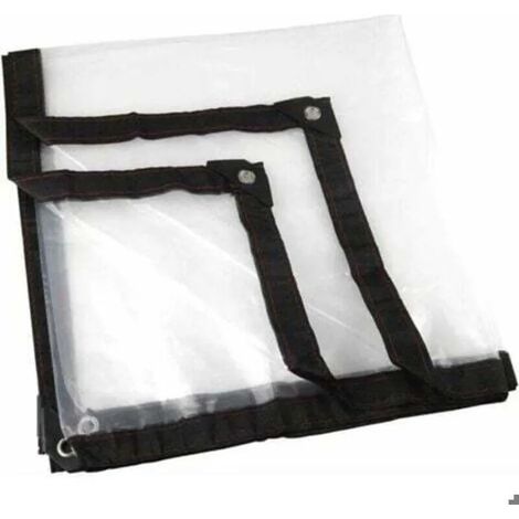 Bâche transparente, 2,2 m, imperméable, antigel, résistante à la pluie, en plastique PE pour jardin (1/5)