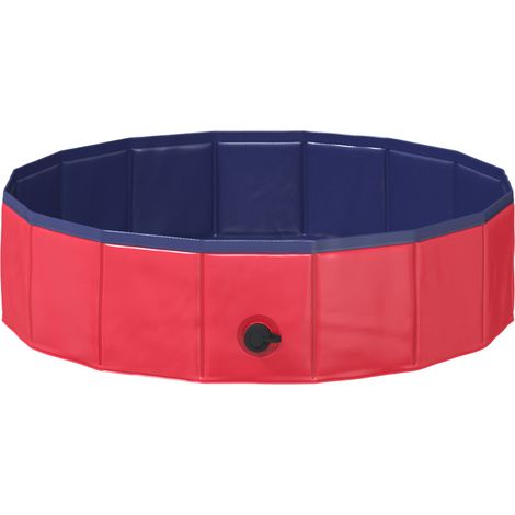Kinder Schwimmbecken Rot Ø 80 x 20 cm vidaXL
