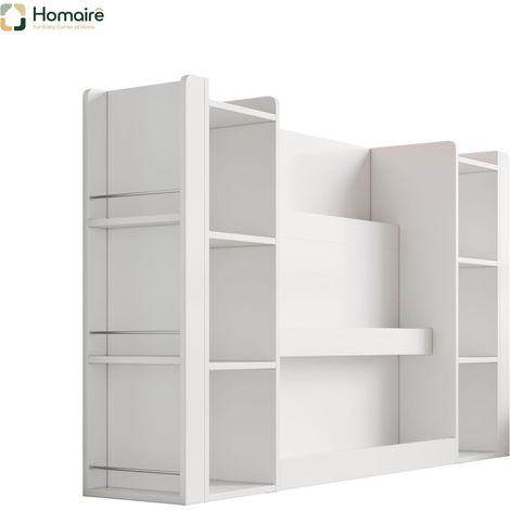 Bücherregal, weiß, in weiß 140 x 30 x 95 cm HOMAIRE (1/5)