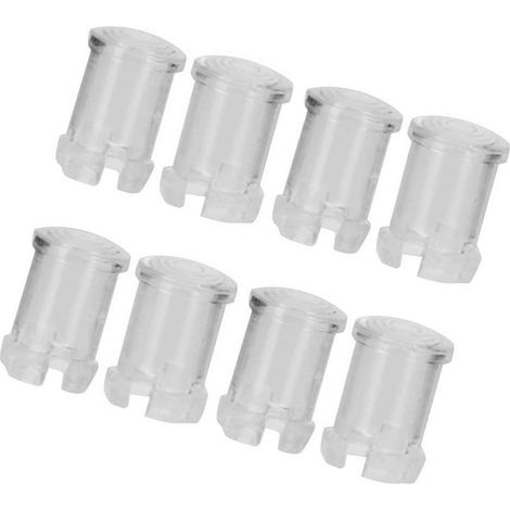 100 capuchons de protection transparents en nylon pour LED de 5 mm (1/5)