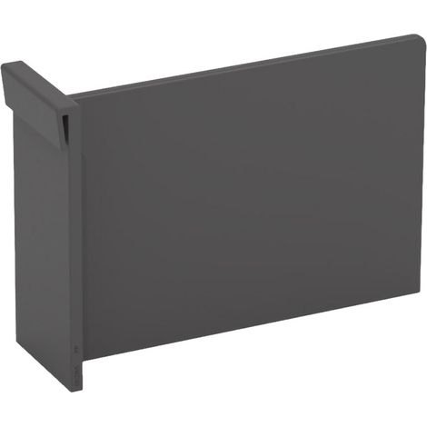 Séparateur pour coulissant 150 k-line - Décor : Anthracite - Hauteur : 68 mm - Largeur : 100 mm - Matériau : Plastique - KESSEBOHMER (1/2)