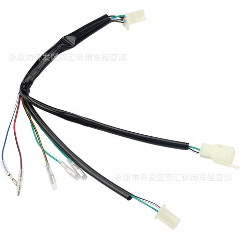 Off-road motorcycle parts 110-250cc throttle cable, accelerator grip, large twist throttle grip, assembly, blue (1/5)