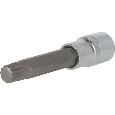 BRILLIANT TOOLS  1/2"  Vaso  de  punta  poligonal  100  mm  largo  M12  -  BT022945