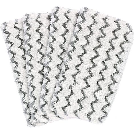 4er-Pack waschbare Ersatzpads für Dampfmopps S1000, S1000A, S1000C, S1000WM und S10001C (1/4)