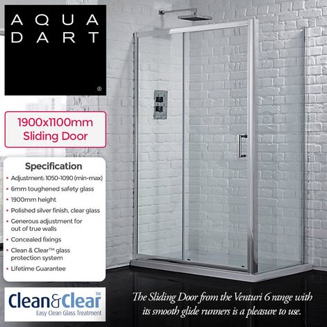 Aquadart Venturi 6 1100mm slider Door (1/4)