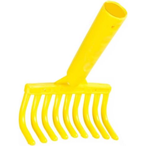 Rastrelli in plastica 9 denti 2 pezzi raccolta olive nocciole foglie manina (1/4)