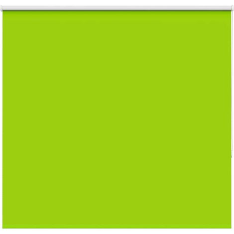 Estor Enrollable Opaco hojas verde 150x175cm Tela Ancho 146,6cm vidaXL