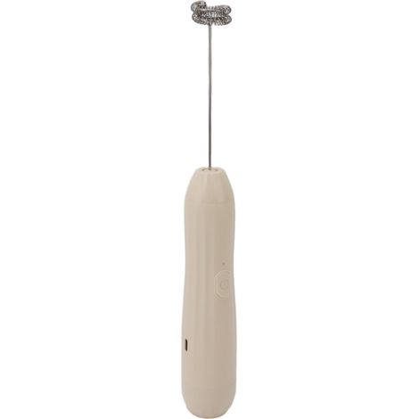 Mousseur à lait kaki rechargeable, mélangeur à café pour café, latte et chocolat chaud (1/5)