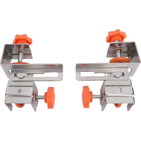 Pince de fixation de panneau de grand tiroir, 2 paires, fixation d'installation en acier inoxydable, serrage Stable (1/5)