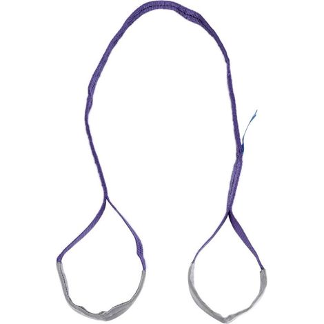 Sangle de levage plate 1T PES, sangle épaisse, accessoire pour le transport, 2 mètres (1/5)