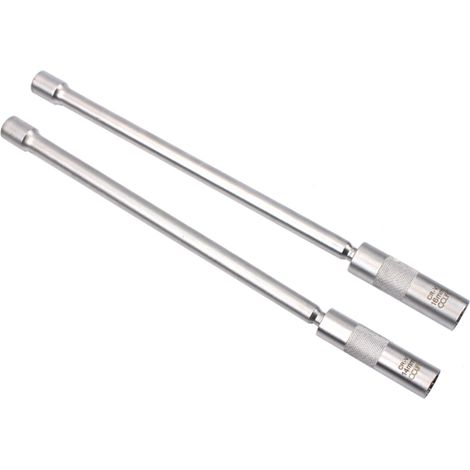 Clé à douille magnétique pour bougies d'allumage - 14 mm et 16 mm - Embase carrée interne 3/8" - Longueur 310 mm (1/5)