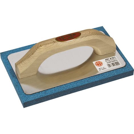 Ancora frattazzo per intonaci gomma blu grana medio-fine art. 819 cm. 24x10 - Ancora