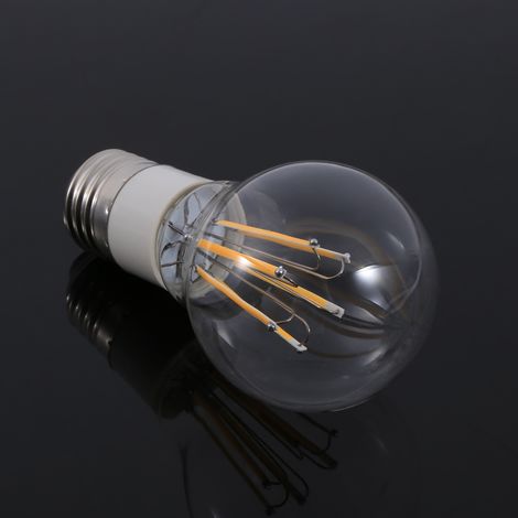 E27 12V 6W COB-Filament-LED-Lampe, warmweiß, 360° Abstrahlwinkel, nicht dimmbar, 1 Stück, energieeffiziente Dekorationslampe (1/3)