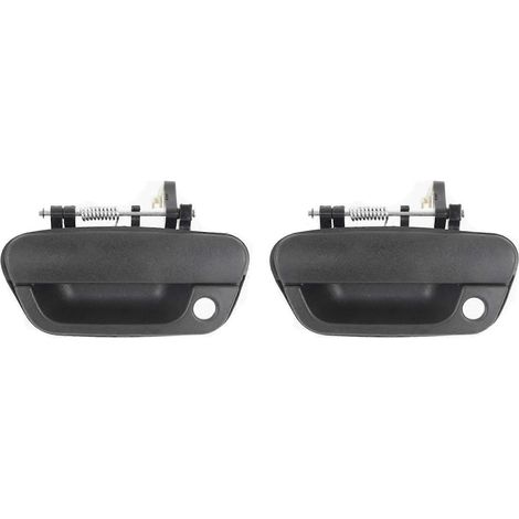 Juego de 2 manijas exteriores de puerta delantera izquierda para Chevrolet Spark 2013-2015, color negro, 95987921 (1/3)