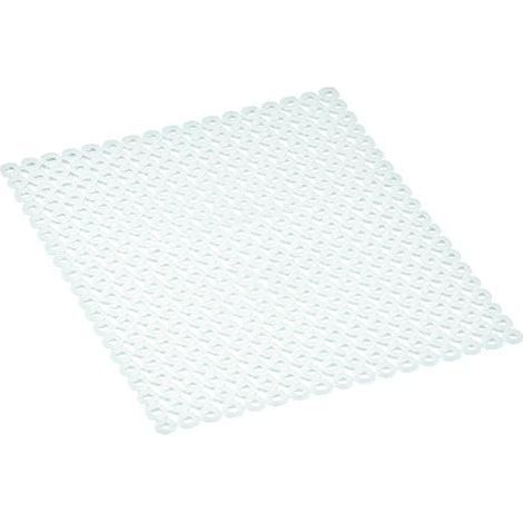 1 Tapis D'Évier, Découpable, Antidérapant, Polypropylène, Blanc, Pour Cuisine