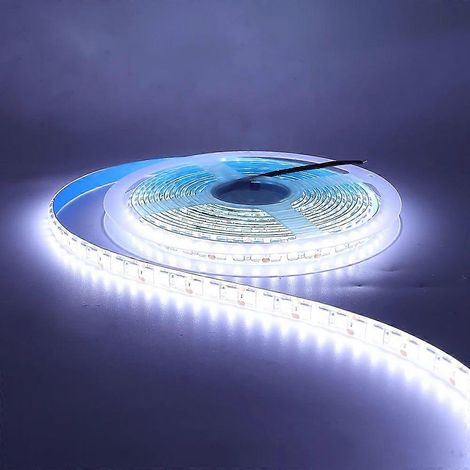Bande LED 12 V CC étanche 5050/5054/2835 SMD 6000K/4000K/3000K - IP65 5 m Chine - SMD 5054 120 LED (1/5)