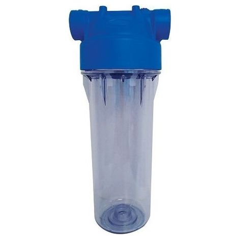 Porta filtro 10 pollici versatile trasparente con piastra angolare desineo