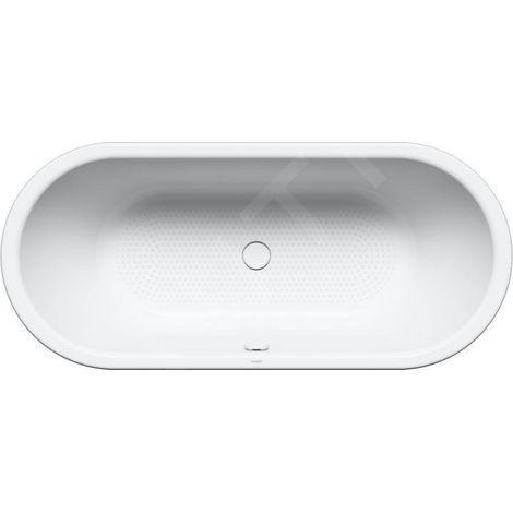 Baignoire ovale Centro Duo 180 x 80 cm, entièrement antidérapante, blanche (1/2)