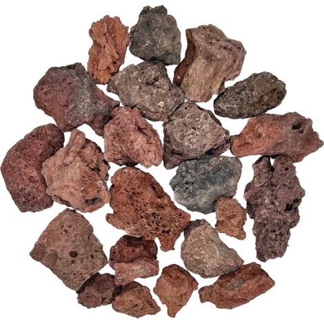 Big Bag Express – Big Bag 0,5M³ gravier pouzzolane rouge/noir Ø 15/25 mm – Pierre naturelle pour drainage et paillage – Livraison standard