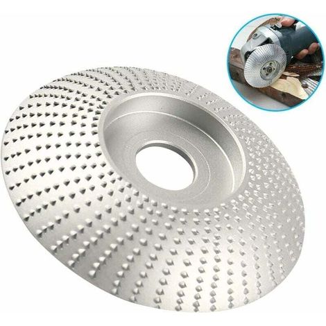 Angle Abrasif Roue Disques,Disque-RaPe Pour Meuleuse,Disque Bois Meuleuse,Ponçage Diamant,Ponçage Disque Pour Meuleuse D'Angle éLectrique (Silver) (1/4)