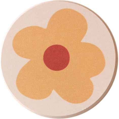 Diatomit-Untersetzer 10x10cm, absorbiert Wasser schnell, ideal für den Esstisch, schützt vor Flecken, natürliches und langlebiges Design. (1/5)