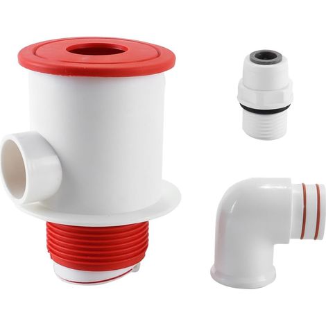 Joint D'étanchéité Pour Tuyau D'évacuation À 3 Voies, Avec Préfiltre De 3/8 Pouce Et Bouchon Pour Tuyaux En PVC De 50 Mm (1/5)