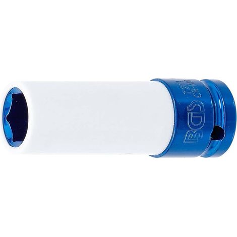 Douille à Choc 12,5 mm (1/2) 17 mm - Protection Intégrée - Résistante et Sécurisée, Acier - D-Work (1/5)