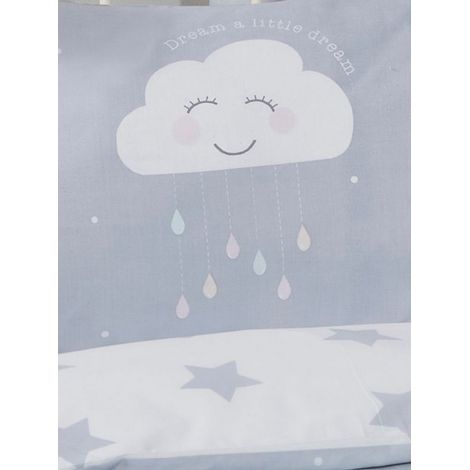 Parure de lit double - nuage content - 200 cm x 200 cm (1/4)