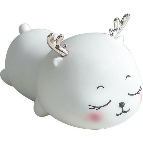 Child Night Light, Silicone Night Light Baby Night Light Portable Child Night Light with 7 Colors Night Light USB Rechargeable Night Light Lamp Bedroom Atmosphere Night Light Baby Gift (1/5)