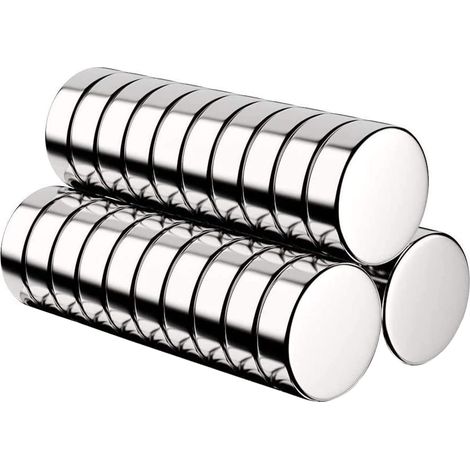 Aimants 60Pcs, Aimant En Néodyme Ultra Puissant Pour Frigo, Petits Aimants Ronds Pour Réfrigérateur,pour Cartes Magnétiques,Réfrigérateur,Les Arts,Porte,Tableau Noir(6mm3mm) (1/5)