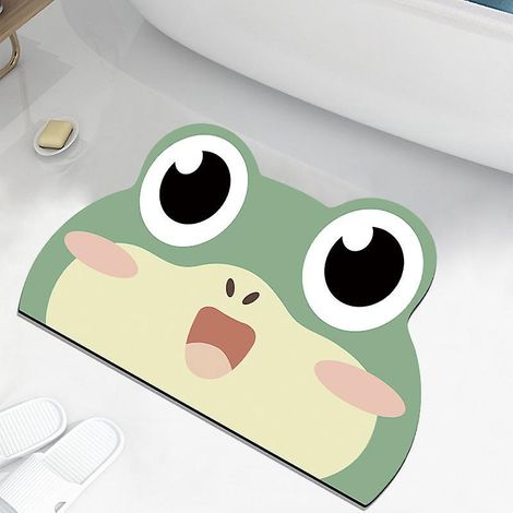 tapis De Sol Super Absorbant A Frog, Tapis De Bain Super Absorbant 40 60 Cm, Tapis De Bain En Microfibre Sanou, Tapis De Douche, Tapis De Bain Im (1/5)