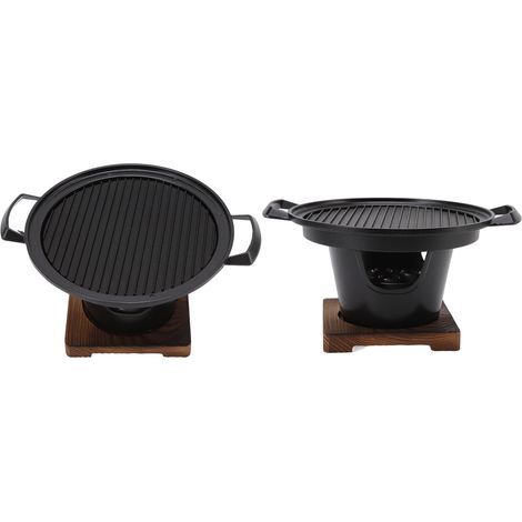 Petit barbecue de table antiadhésif, facile à nettoyer, portable et sans fumée, pour une personne, en intérieur. (1/5)