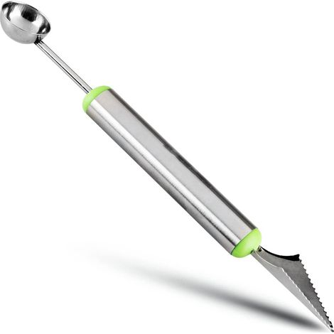 Scavino Taglia Frutta Doppio Lato per incidere e Decorare Frutti utensile da Cucina per Tagliare e Modellare (1/5)