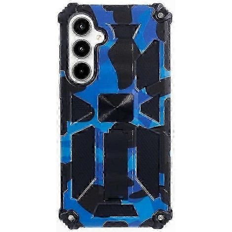 Étui téléphone camouflage militaire avec béquille intégrée, compatible smartphones 5G, coque robuste anti-chocs, support pratique, design tactique, protection renforcée, finition matelassée, idéal usa (1/5)