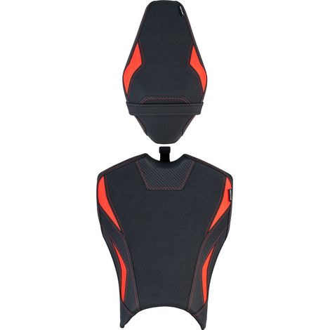 Coprisella, accessorio per moto, facile installazione, Rosso B (1/2)