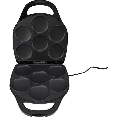 Crêpière électrique 1400 W, 6 fentes de 8,9 cm, double face, antiadhésive, contrôle intelligent de la température, idéale pour le petit-déjeuner (prise UE 220 V). (1/5)