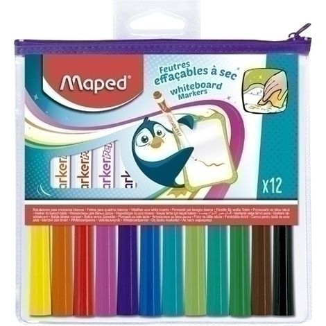 ROTUL.PIZAR.MAPED FUN COLOR est.12 - Pack de 12 unidades
