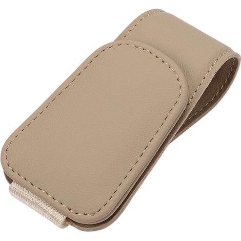 3 Pièces Porte-lunettes, Aimant Puissant, Cuir Souple, Pour Pare-soleil Voiture (1/5)