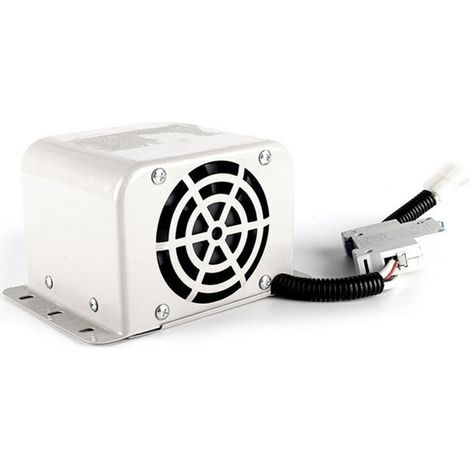 Autoheizung, 800 W Auto-Heizlüfter, elektrisch, Auto, Fahrzeug, Windschutzscheibenheizung mit 2 Luftauslässen, 12 V/24 V, Fenster-Schnellheizung, Entfroster, Weiß