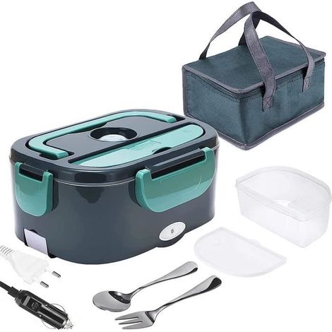 Lunch Box Chauffante Electrique - A87 - 1.5L - 220V/12V-24V - Portable - Etanchéité Améliorée (1/4)